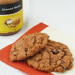 Almond Butter Chocolate Chip Cookie
