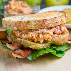 Fried Green Tomato BLT with Pimento