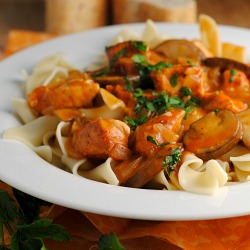 Paprika Chicken Stroganoff