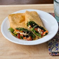 Greek Veggie Wraps
