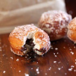 Chocolate Filled Donut Holes