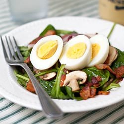 Warm Spinach Salad