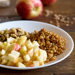 Apple Wheat Berry Parfait
