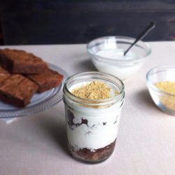 S’mores Brownie Parfaits