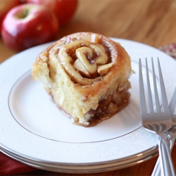 Caramel Apple Cinnamon Rolls