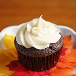 Chocolate Pumpkin Spice Cupcakes
