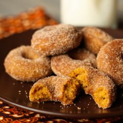 Pumpkin Spice Mini-Donuts
