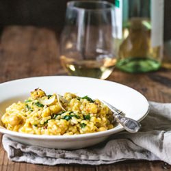 Roasted Cauliflower Risotto