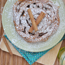 Pumpkin Cinnamon Funnel Cake
