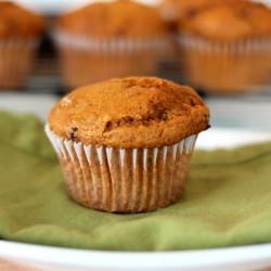 Double Pumpkin Cranberry Muffins