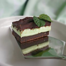 Creme de Menthe Chocolate Fudge