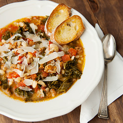 Cannellini Bean Kale Sausage Stew