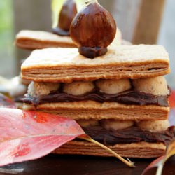 Chestnut & Chocolate Mille-Feuille