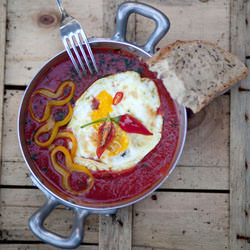 Eggs With Peppers
