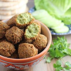 Falafel and Pita Bread