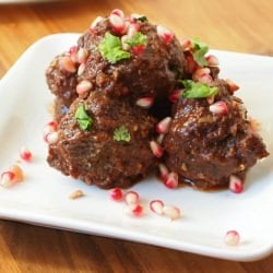 Pomegranate Meatballs