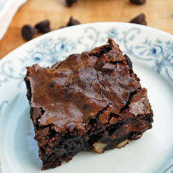 Quadruple Chocolate Chewy Brownies