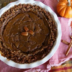 Spiced Caramel Pumpkin Pie