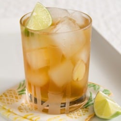 Dark and Stormy Cocktail
