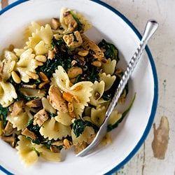 Chicken and Brandy Farfalle