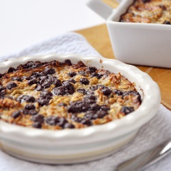 Banana Bread Baked Oatmeal