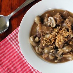 Beef and Mushroom Gravy Stew