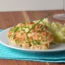 Chicken with a Creamy Chive Sauce