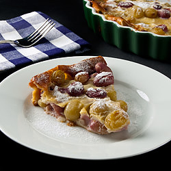 Grape Flaugnarde (Flan)