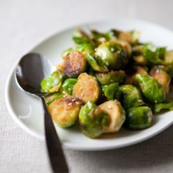 Brussels Sprouts w/ Kimchi