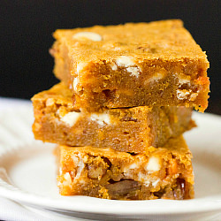 Pumpkin Blondies