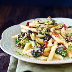 Roasted Broccoli Carbonara