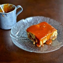 Caramel Apple Toffee Cheesecake