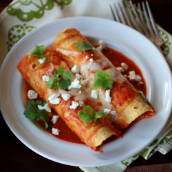 Cheesy Sweet Potato Enchiladas