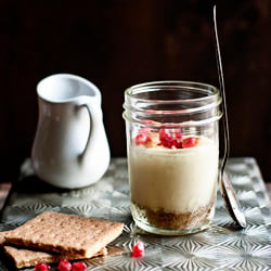 Orange Goat Cheese Cheesecakes