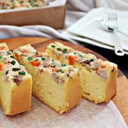 Upside Down Chicken Cake