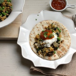 Burritos w/ Curried Cauliflower