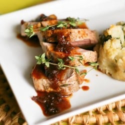 FIg Chili Glazed Pork Tenderloin