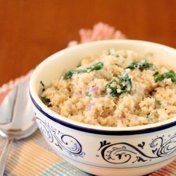 Spinach Parmesan Quinoa