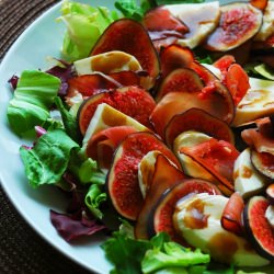 Fig and Ham Salad with Balsamic