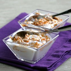 Yogurt with Pumpkin Swirl