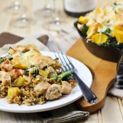 Crispy Cheesy Baked Rice Casserole