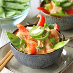 Coconut Curry Chicken Soup