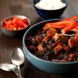 Black Bean & Butternut Squash Chili
