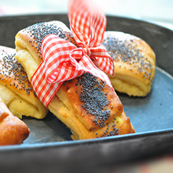 Butter Birkes with Applesauce