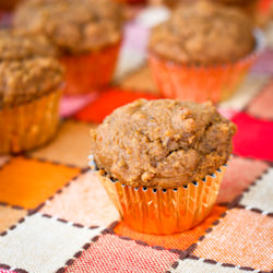 Mini Vegan Pumpkin Muffins