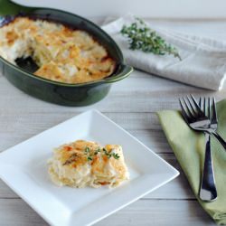 Potato and Turnip Gratin