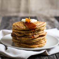 Gluten Free Pumpkin Spice Pancakes