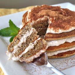 Tiramisu Protein Pancakes