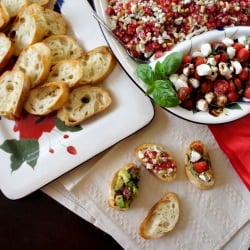 Simple Crostini Toppers