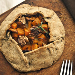Pumpkin Galette w/ Chanterelle